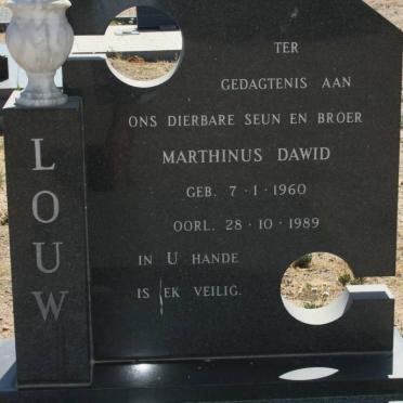 LOUW Marthinus Dawid 1960-1989