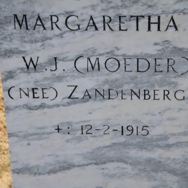 LOCHNER Thomas J.B. 1908-1981 &amp; Margaretha W.J. ZANDENBERG 1915- 