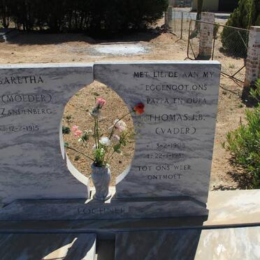 LOCHNER Thomas J.B. 1908-1981 &amp; Margaretha W.J. ZANDENBERG  1915-