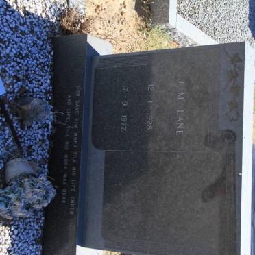 LANE J.M. 1928-1977 
