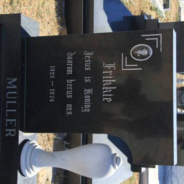 MULLER Frikkie 1925-1974
