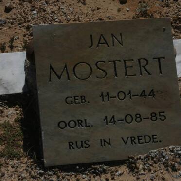 MOSTERT Jan 1944-1985