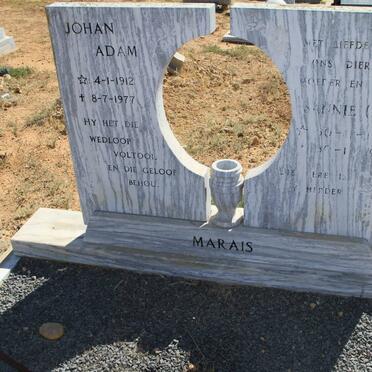 MARAIS Johan Adam 1912-1977 &amp; S.C. 1909-1995 