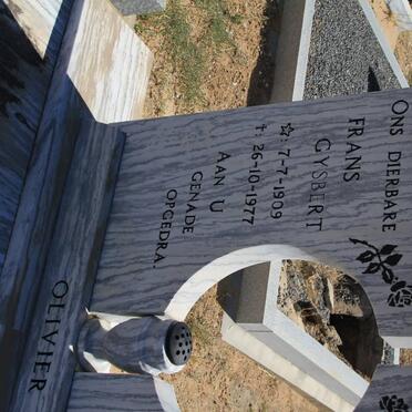 OLIVIER Frans Gysbert 1909-1977