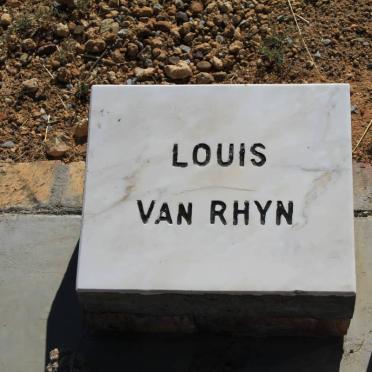 RHYN Louis, van
