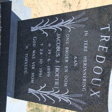 TREDOUX Jacobus J. 1899-1981