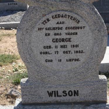 WILSON George 1901-1952
