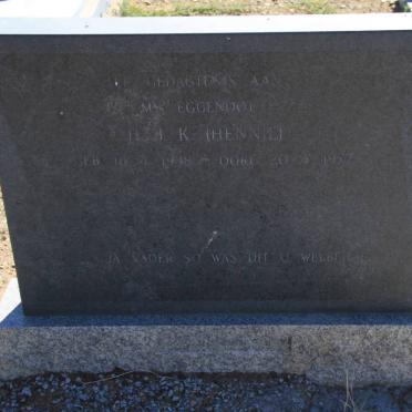 ? H.J.K. 1938-1977 