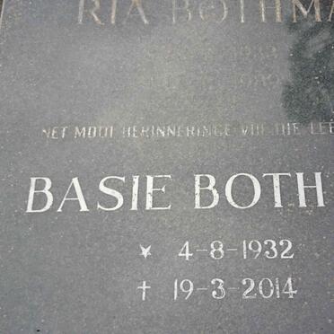 BOTHMA Basie 1932-2014 &amp; Ria 1933-1989