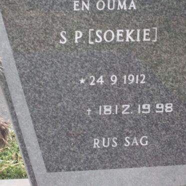 OOSTHUIZEN S.P. 1912-1998