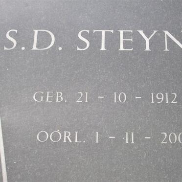 STEYN S.D. 1912-2003
