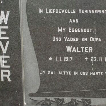 WEVER Walter 1917-1972