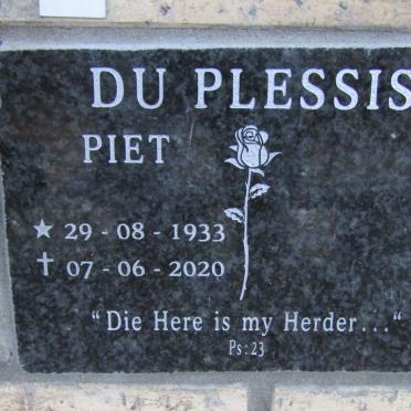 PLESSIS Piet, du 1933-2020