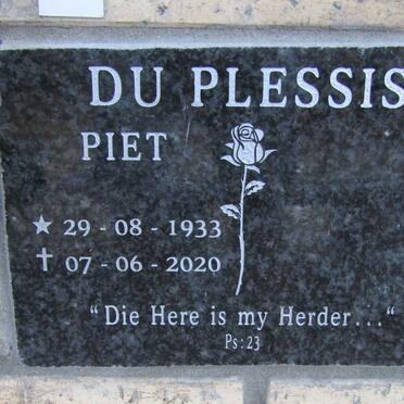 PLESSIS Piet, du 1933-2020