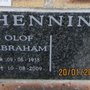 HENNING Olof Abraham 1938-2009