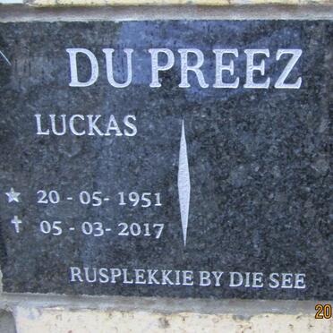 PREEZ Luckas, du 1951-2017