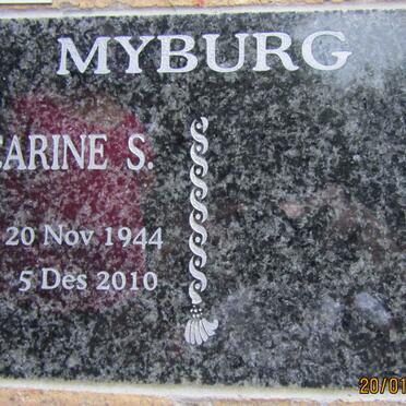 MYBURG Carine S. 1944-2010