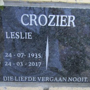 CROZIER Leslie 1935-2017