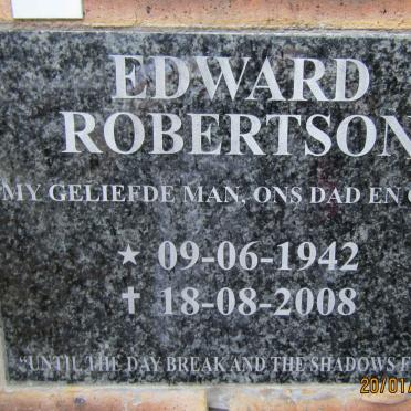 ROBERTSON Edward 1942-2008