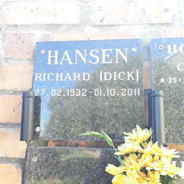 HANSEN Richard 1932-2011