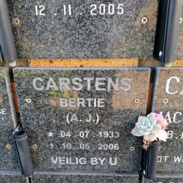 CARSTENS A.J. 1933-2006