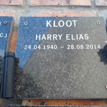 KLOOT Harry Elias 1940-2014