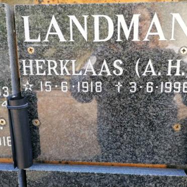 LANDMAN A.H. 1918-1996
