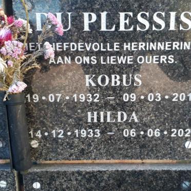 PLESSIS Kobus, du 1932-2012 &amp; Hilda 1933-2021
