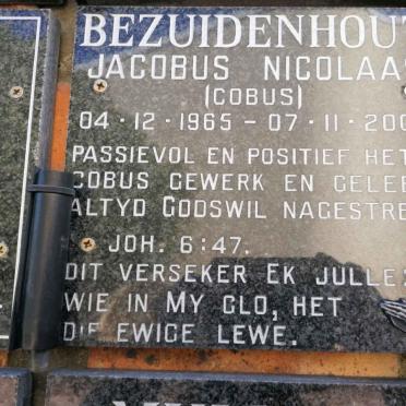 BEZUIDENHOUT Jacobus Nicolaas 1965-2003