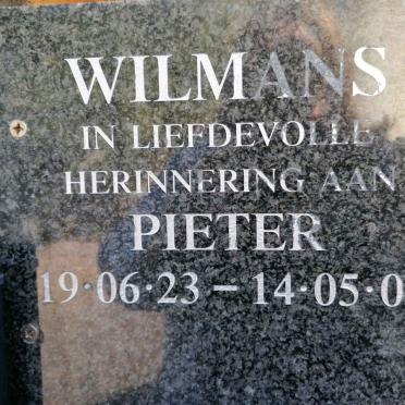 WILMANS Pieter 1923-2009