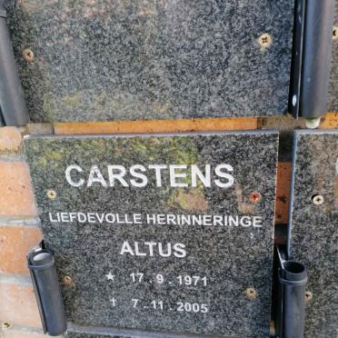 CARSTENS Altus 1971-2005