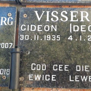 VISSER Gideon 1935-2011