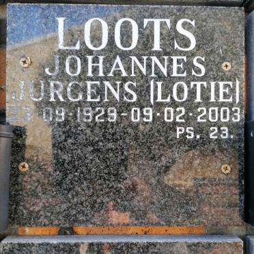 LOOTS Johannes Jurgens 1929-2003