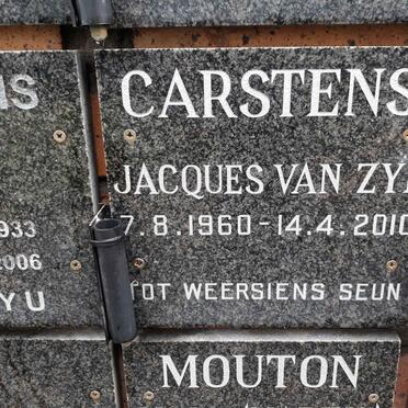 CARSTENS Jacques Van Zyl 1960-2010