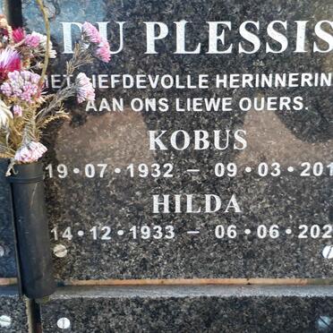 PLESSIS Kobus, du 1932-2012 &amp; Hilda 1933-2021