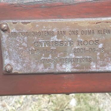 ROOS Chrissie 1918-2001