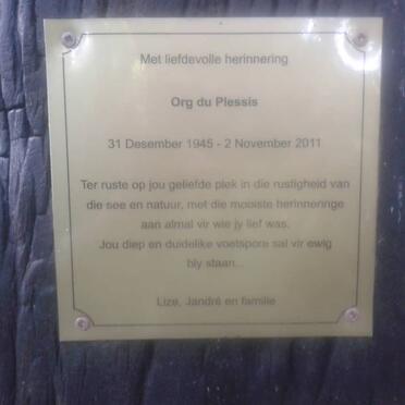 PLESSIS Org, du 1945-2011