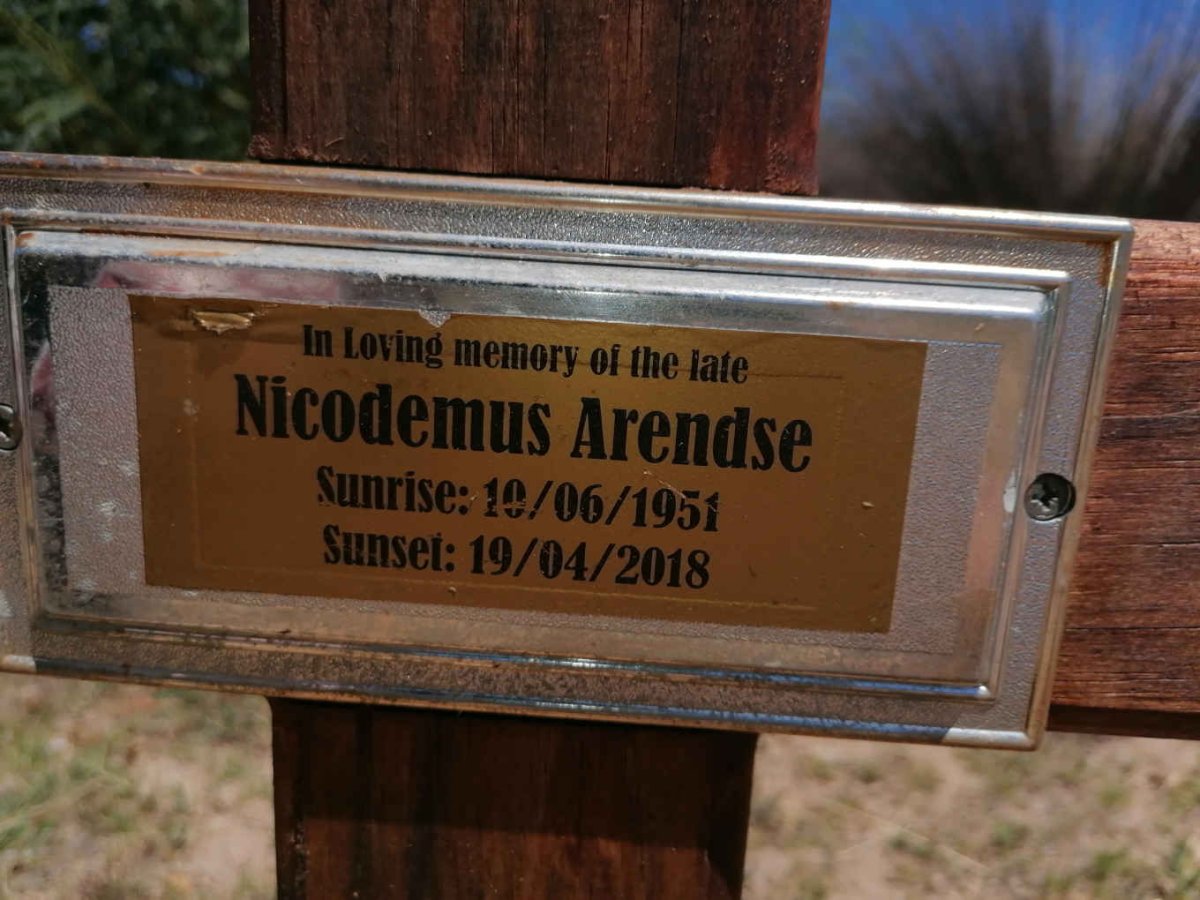 ARENDSE Nicodemus 1951-2018