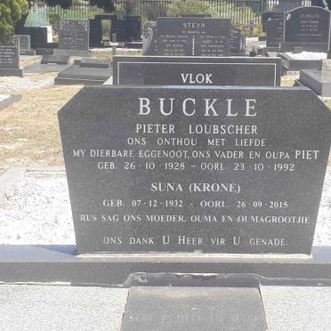 BUCKLE Pieter Loubscher 1928-1992 &amp; Suna KRONE 1932-2015