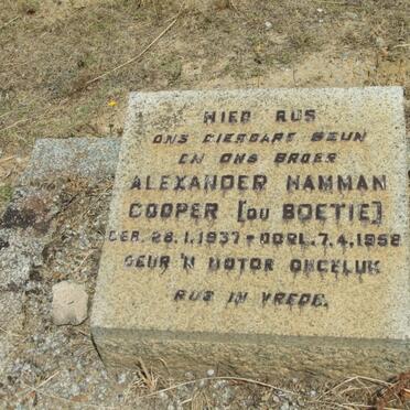 COOPER Alexander Hamman 1937-1958