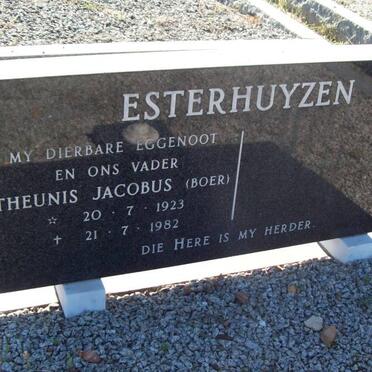 ESTHERHUYZEN Theunis Jacobus 1923-1982