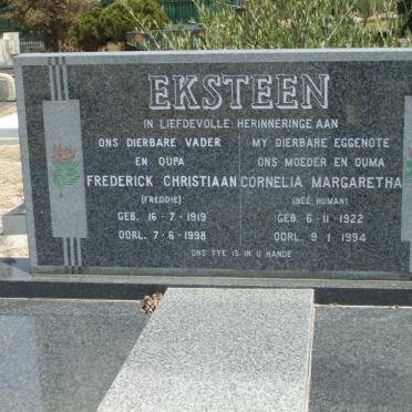 EKSTEEN Frederick Christiaan 1919-1989 &amp; Cornelia Margaretha HUMAN 1922-1994