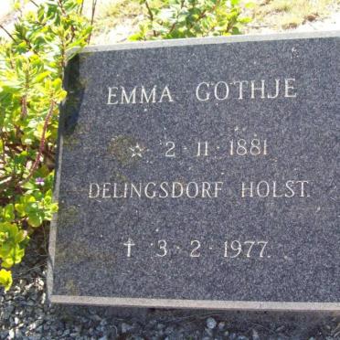 GOTHJE Emma 1881-1977