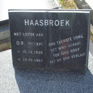 HAASBROEK D.R. nee RETIEF 1939-1997