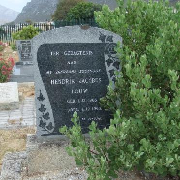LOUW Hendrik Jacobus 1885-1963