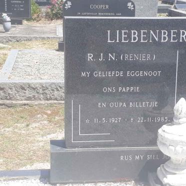 LIEBENBERG R.J.N. 1927-1985 &amp; A.J. 1928-2016 