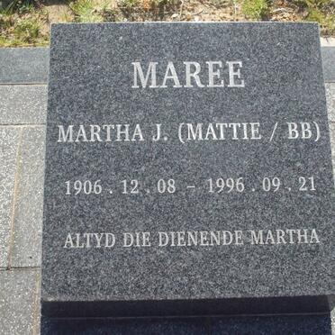 MAREE Martha J. 1906-1996