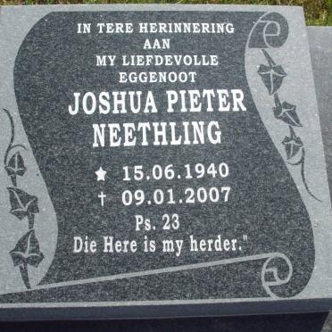 NEETHLING Joshua Pieter 1940-2007
