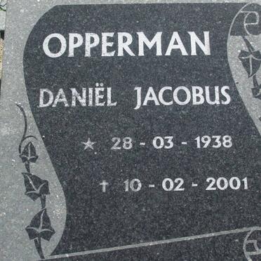 OPPERMAN Daniël Jacobus 1938-2001