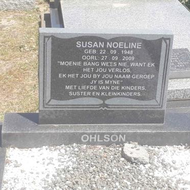 OHLSON Susan Noeline 1948-2009